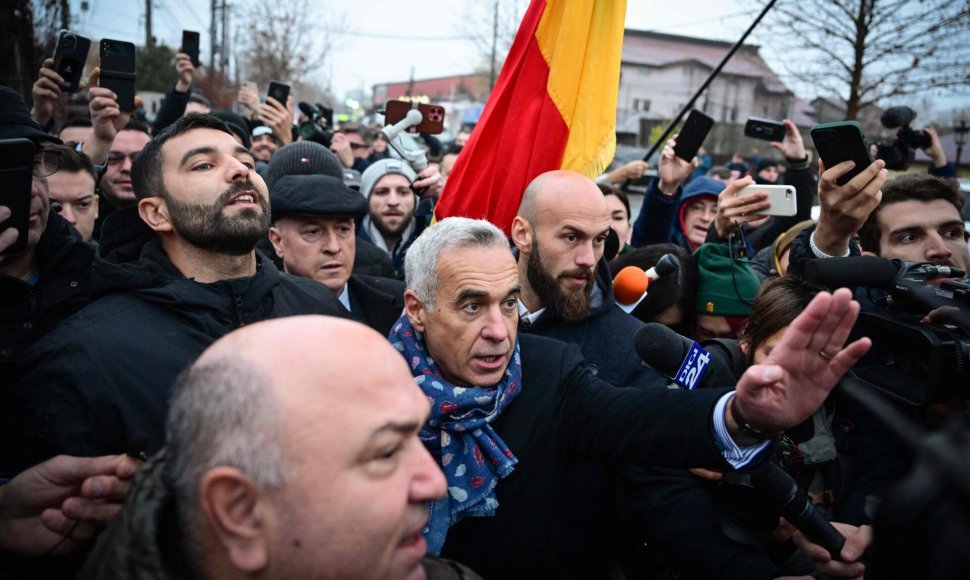 Calinas Georgescu proteste Rumunijoje / DANIEL MIHAILESCU / AFP