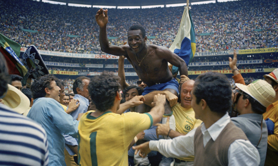 Pele triumfas 1970-ųjų pasaulio futbolo čempionate
