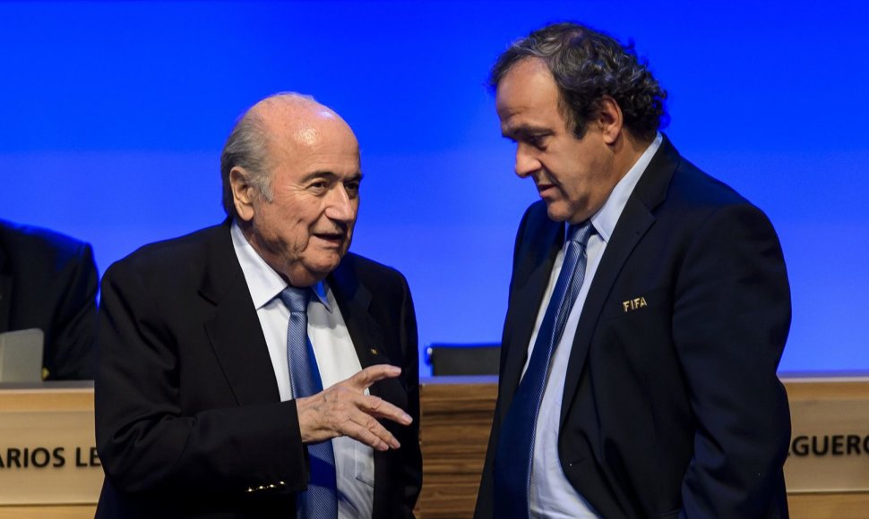 Seppas Blatteris ir Michelis Platini