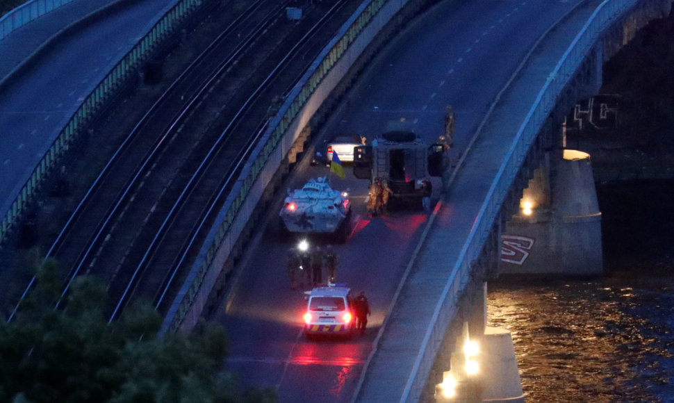 Incidentas ant tilto Kijeve