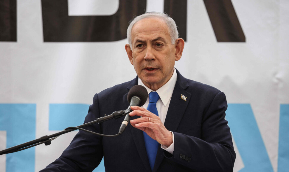 Benjaminas Netanyahu / ILIA YEFIMOVICH / AFP