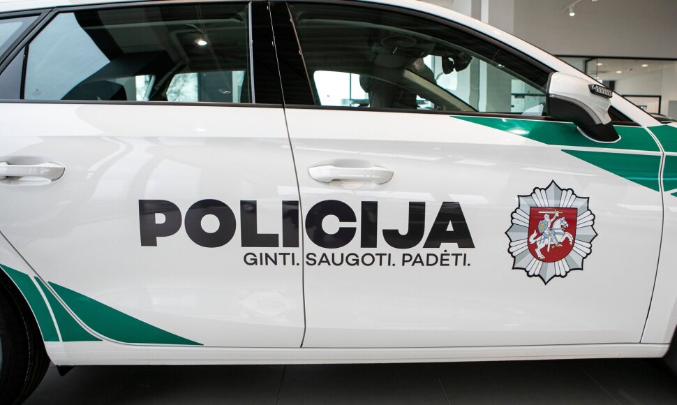 Paulius Peleckis/Fotobankas nuotr. Policijos automobilis