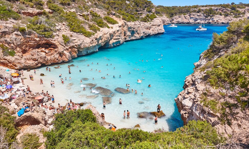 Cal&oacute; des Moro paplūdimys, Maljorka, Ispanija