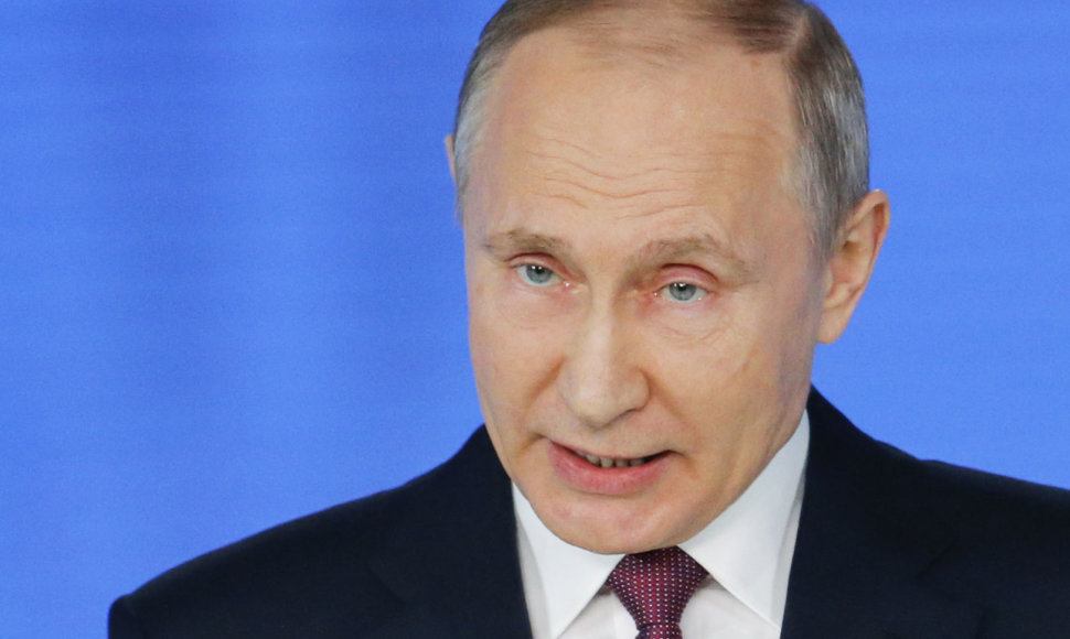 Vladimiras Putinas skaito metinį pranešimą