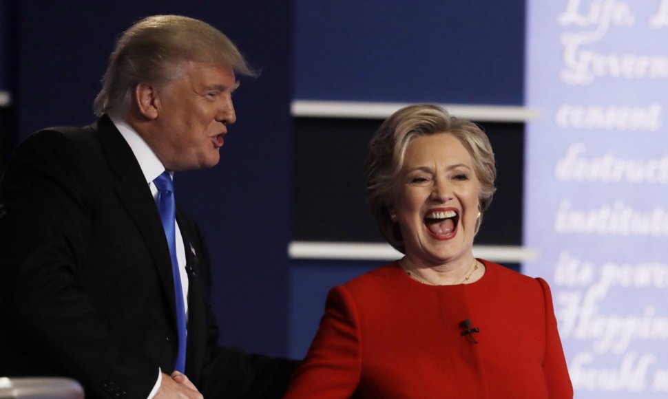 H.Clinton ir D.Trumpo debatai