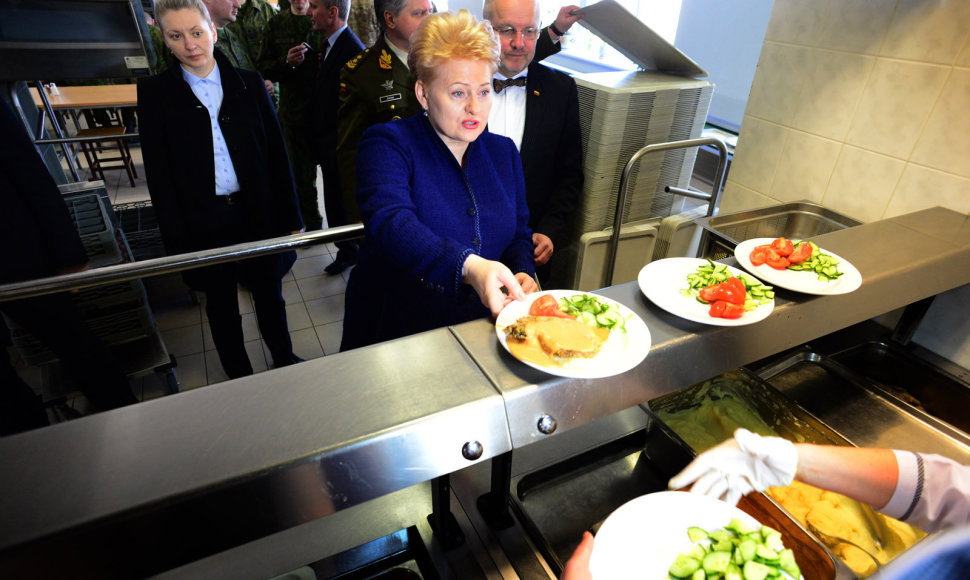 Lietuvos prezidentė Dalia Grybauskaitė Rukloje