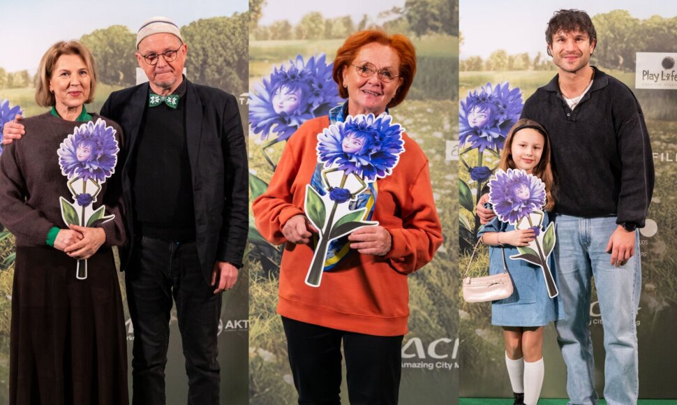 Filmo &bdquo;Arklio Dominyko kelionė į žvaigždes&ldquo; premjeros svečiai