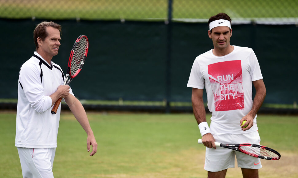 Stefanas Edbergas ir Rogeris Federeris