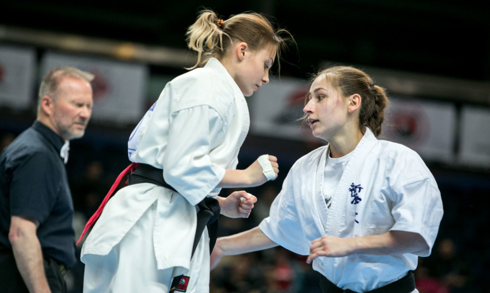 Europos kiokušin karate čempionato akimirka