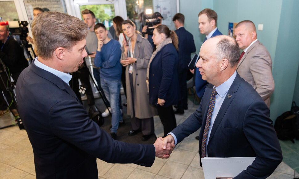Lietuvos socialdemokratų partijos derybininkų susitikimas su Lietuvos valstiečių ir žaliųjų sąjungos atstovais