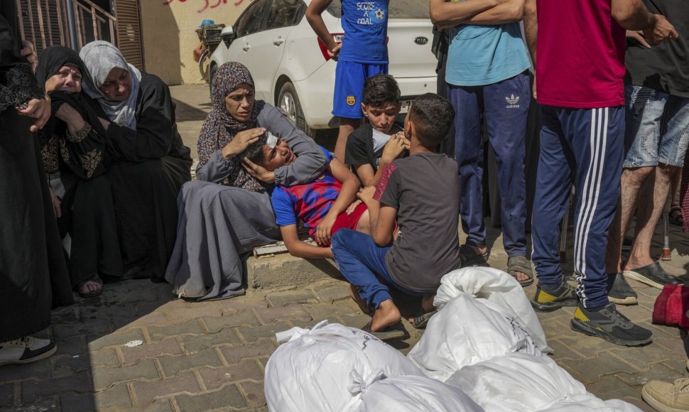 Izraelio ir palestiniečių konfliktas / Abdel Kareem Hana / AP