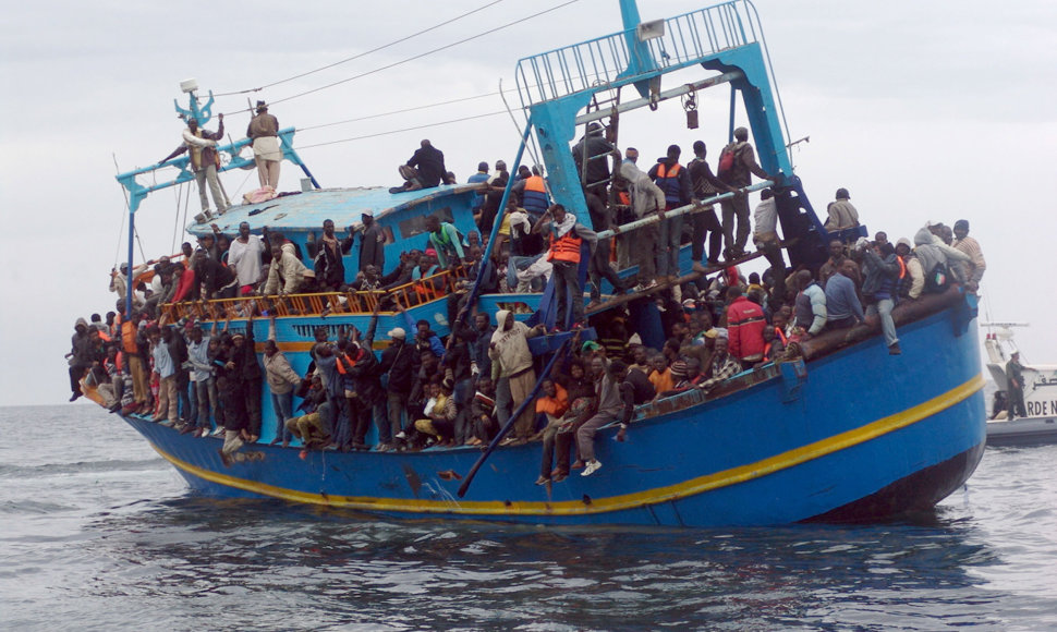 Nelegalūs migrantai iš Afrikos