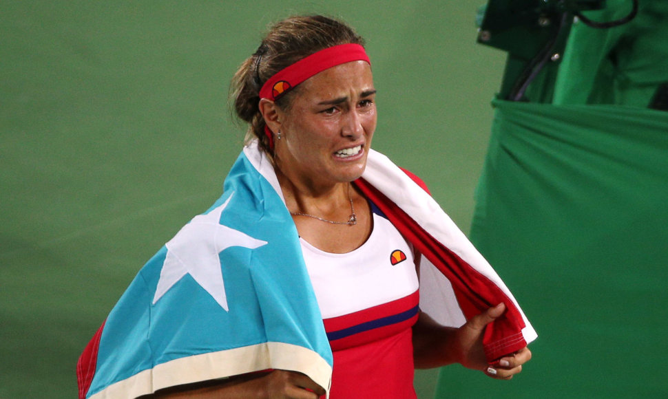 Monica Puig Puerto Rikui padovanojo pirmą olimpinį auksą