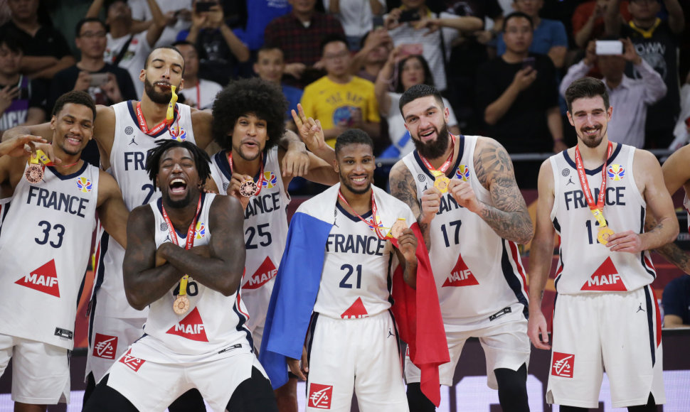 Prancūzijos krepšinio rinktinė – pasaulio čempionato trečios vietos laimėtoja