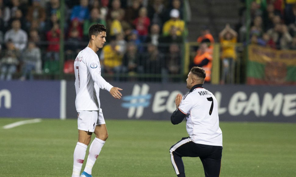Lietuvio akibrokštas Cristiano Ronaldo nesupykdė