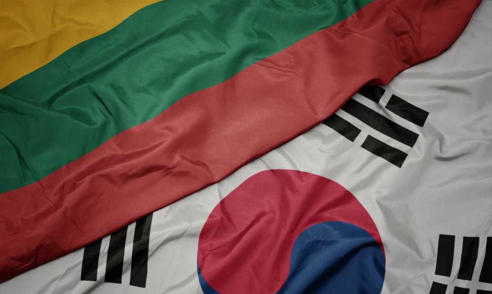 Lietuvos, Pietų Korėjos vėliavos