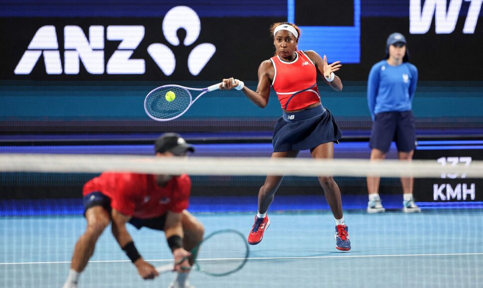 Coco Gauff ir Christianas Harrisonas