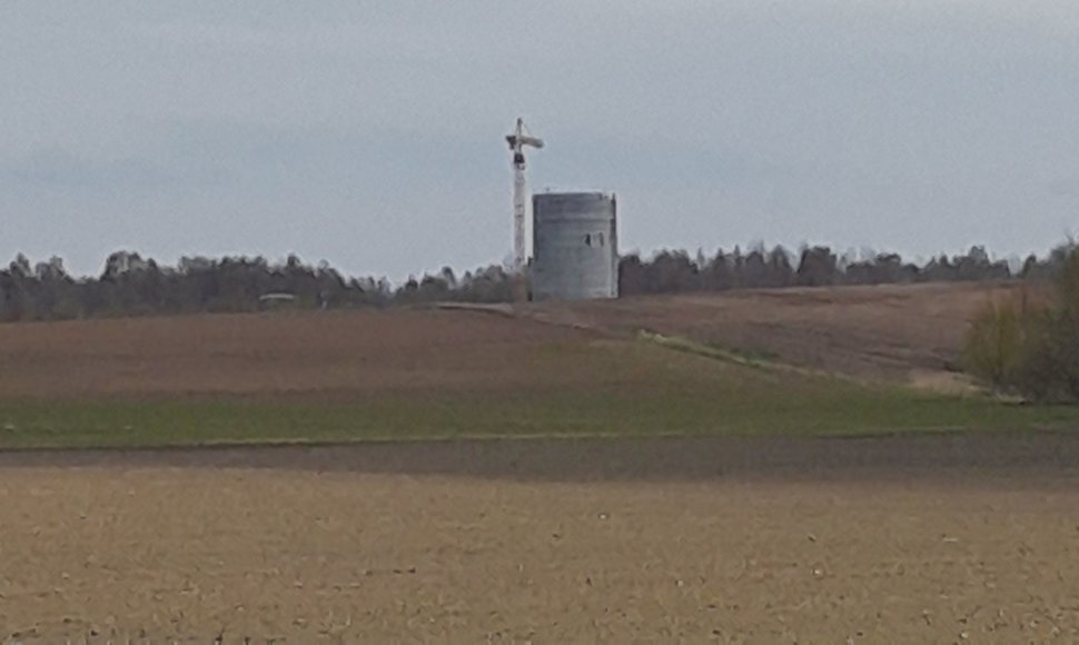 Lietuvos kariuomenės radaro statyba Degučių kaime