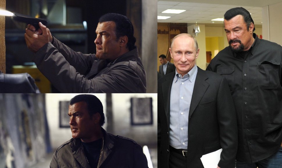 Stevenas Seagalas filme „Priverstas žudyti“ ir su Vladimiru Putinu
