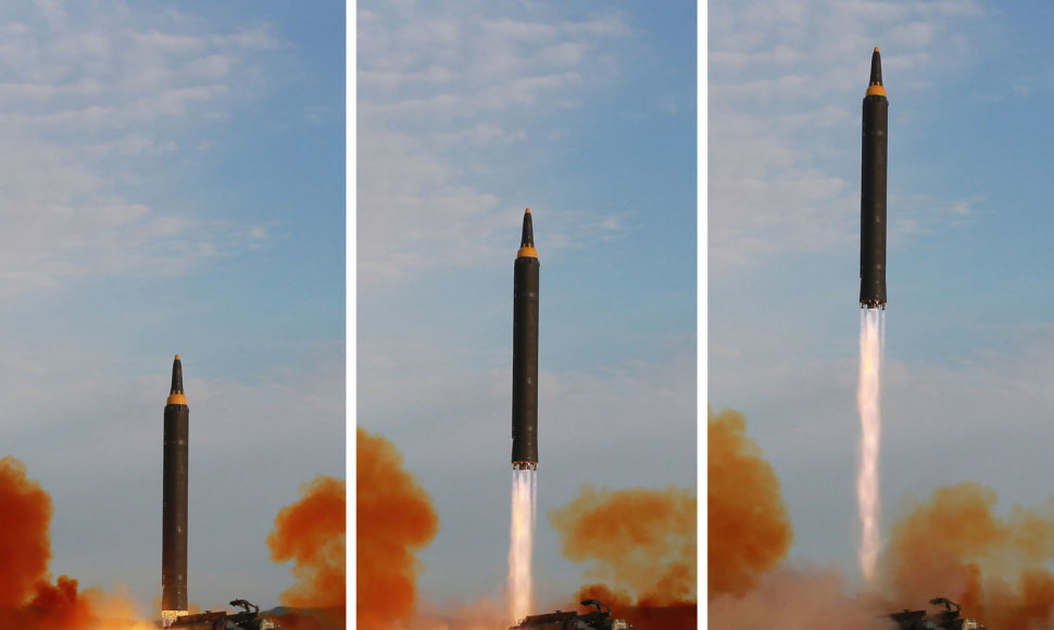 Šiaurės Korėja toliau kuria naujas raketas?