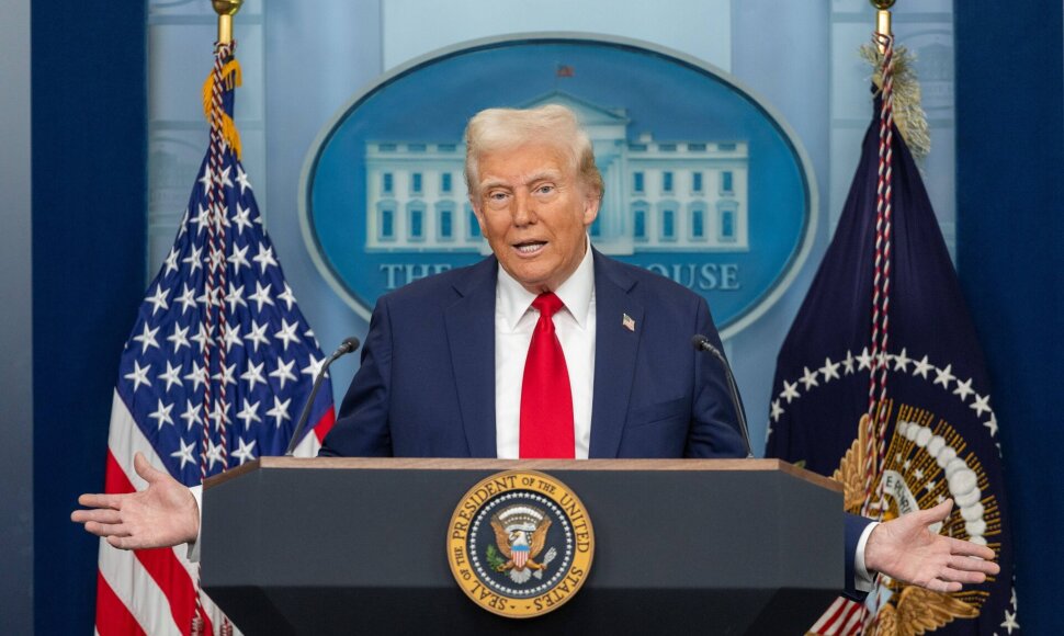JAV prezidentas Donaldas Trumpas / CHINE NOUVELLE/SIPA / CHINE NOUVELLE/SIPA