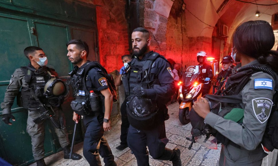 Izraelio policija Jeruzalėje