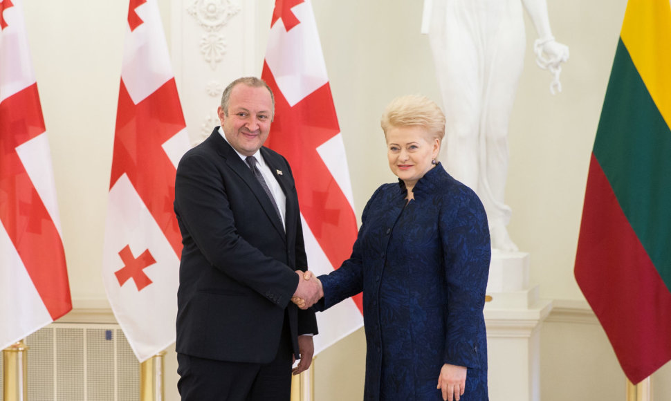 Georgijus Margvelašvilis ir Dalia Grybauskaitė