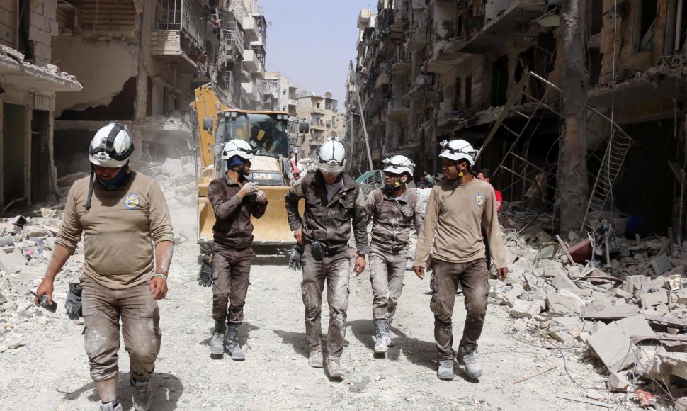„Baltieji šalmai“ Sirijoje