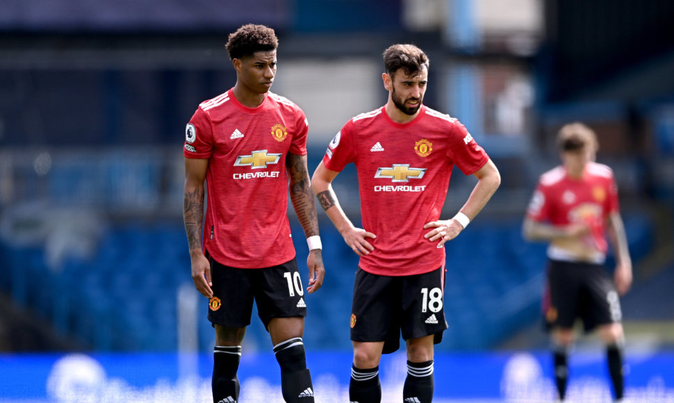 Marcusas Rashfordas ir Bruno Fernandesas