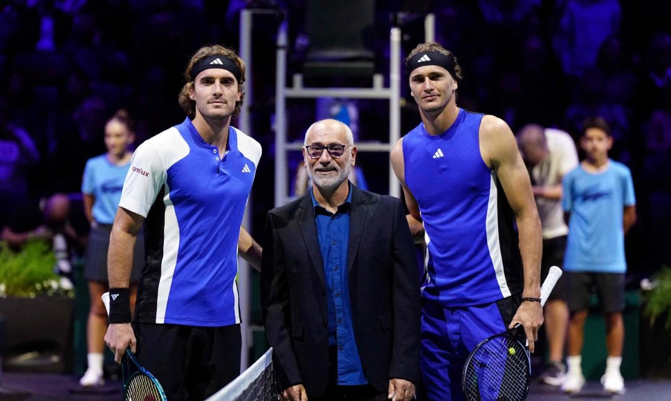 Stefanos Tsitsipas ir Alexanderis Zverevas