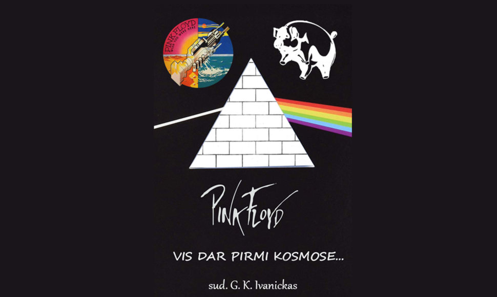 „Pink Floyd: Vis dar pirmi kosmose“ knygos viršelis