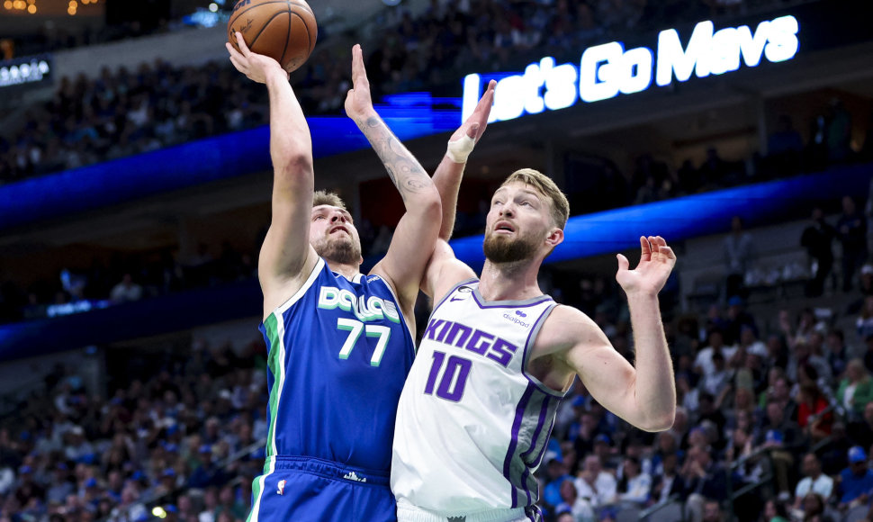 Domantas Sabonis ir Luka Dončičius