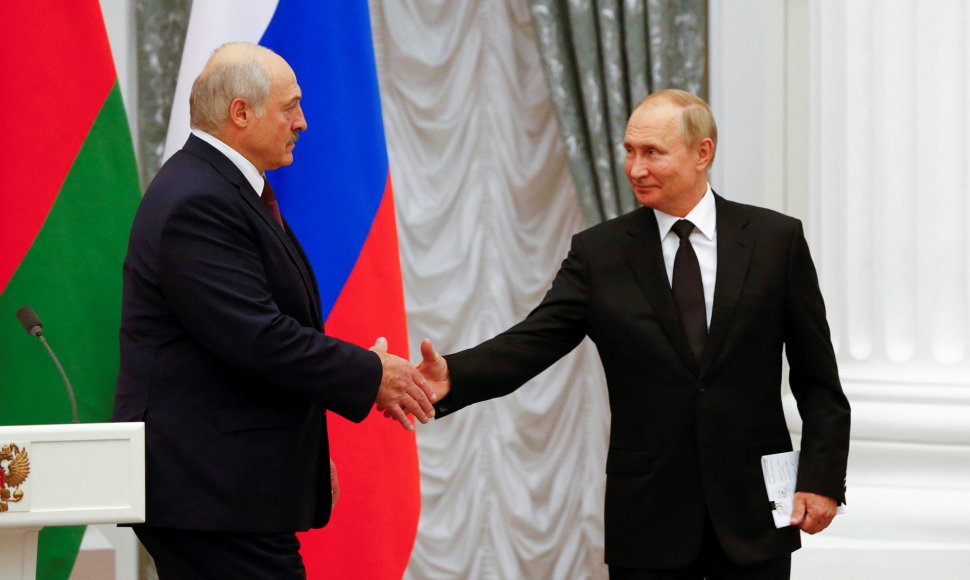 A.Lukašenka ir V.Putinas