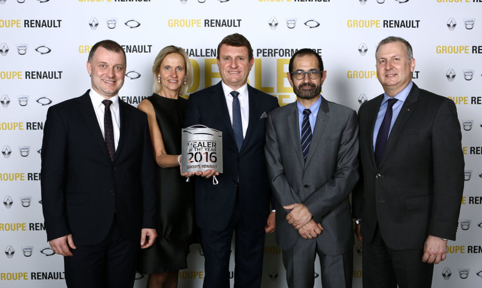 „Sostena“ išrinkta geriausia „Renault“ atstovybe Baltijos šalyse
