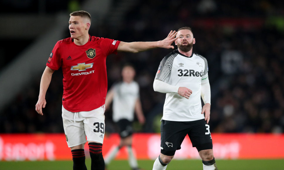 Scottas McTominay'us ir Wayne'as Rooney