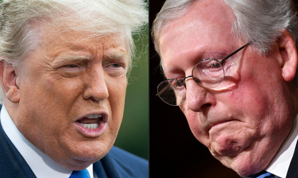 Donaldas Trumpas ir Mitchas McConnellas