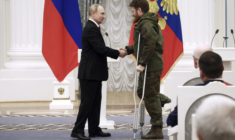 Semionas Pegovas ir Vladimiras Putinas
