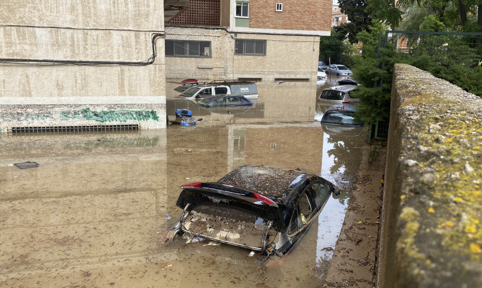 Ispaniją užtvindė staigūs potvyniai