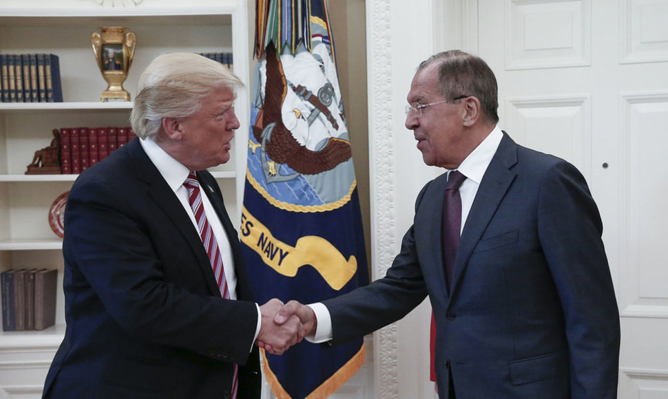 Donaldas Trumpas ir Sergejus Lavrovas