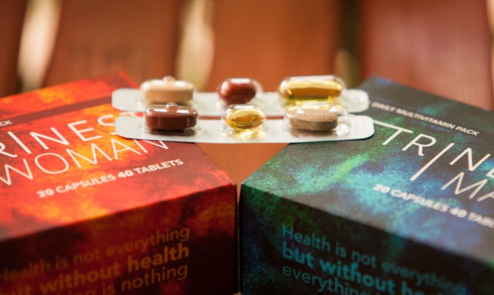 &bdquo;Trinest&ldquo; gaminami vitaminai vyrams ir moterims