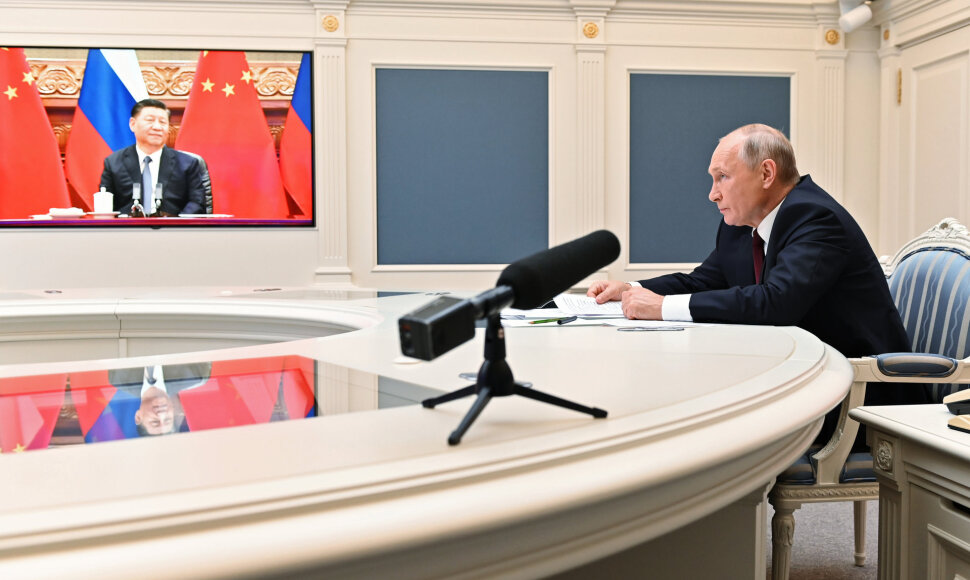 V.Putinas ir Xi Jinpingas