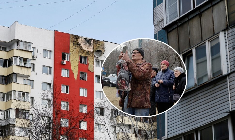 Dronų ataka Maskvos srityje