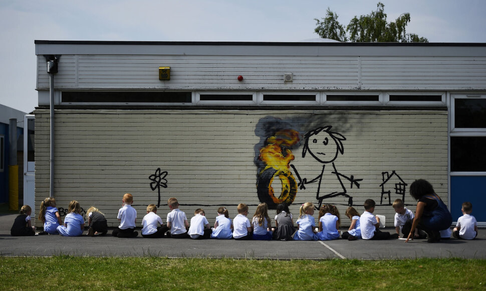 Banksy kūrinys Bristolyje