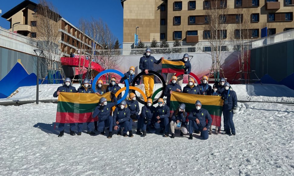 Lietuvos olimpiečiai siunčia sveikinimus Vasario 16-sios proga