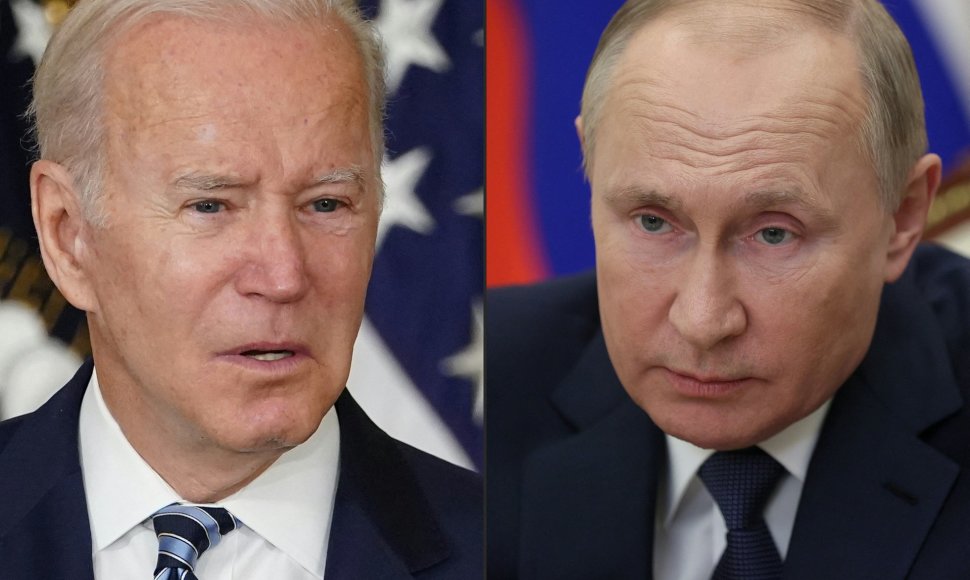 Joe Bidenas ir Vladimiras Putinas