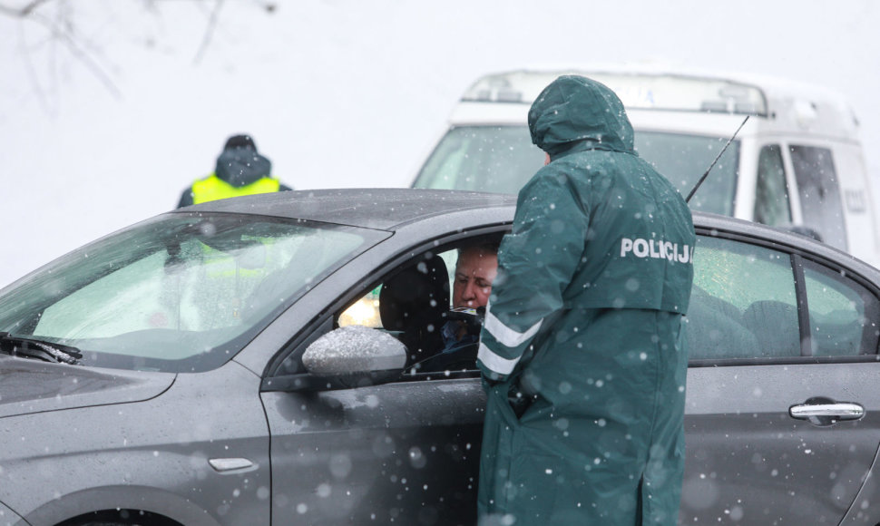 Policijos priemonė Kaune