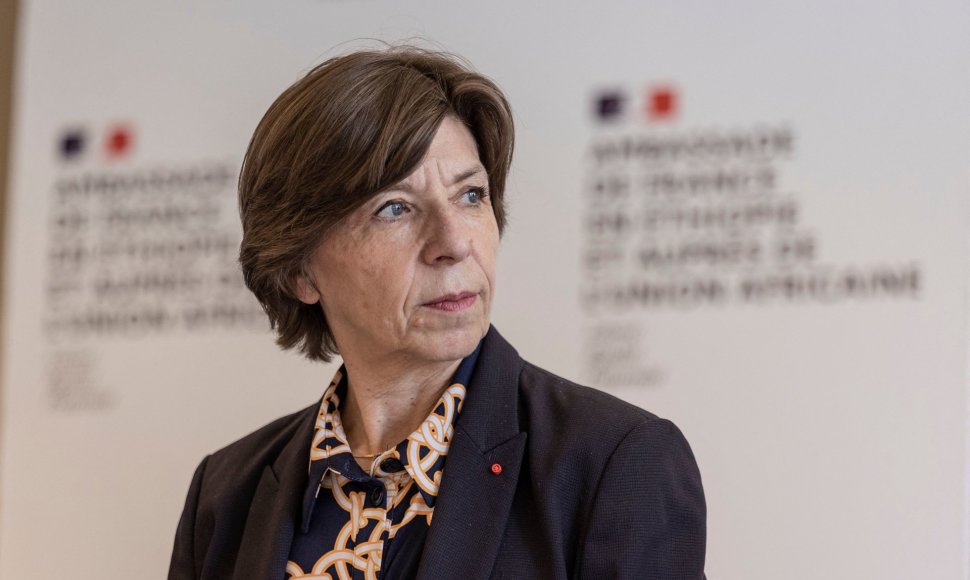 Prancūzijos užsienio reikalų ministrė Catherine Colonna