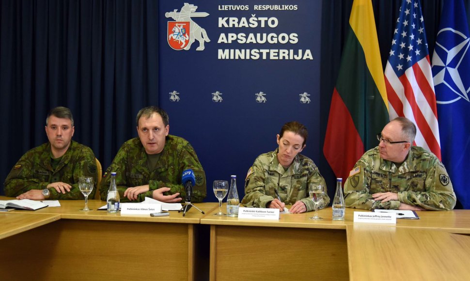 Krašto apsaugos ministerijos pristatytos pratybos „Kardo kirtis 2018“