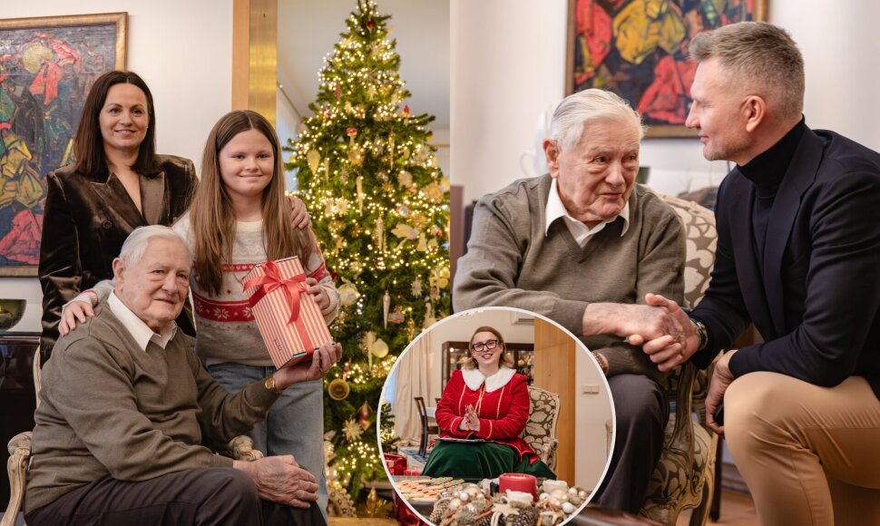 Susitikimas Valdo Adamkaus namuose