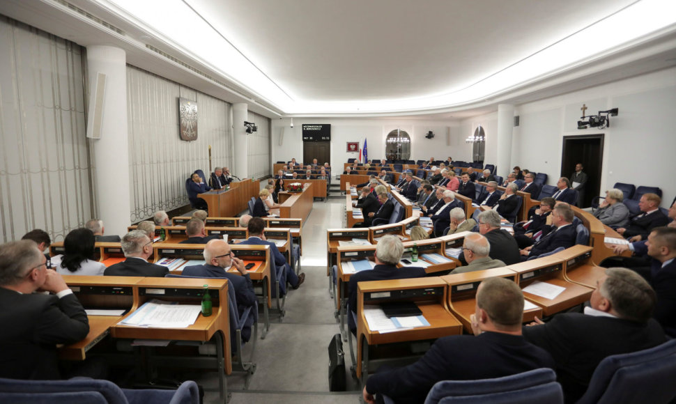 Lenkijos Senato posėdis